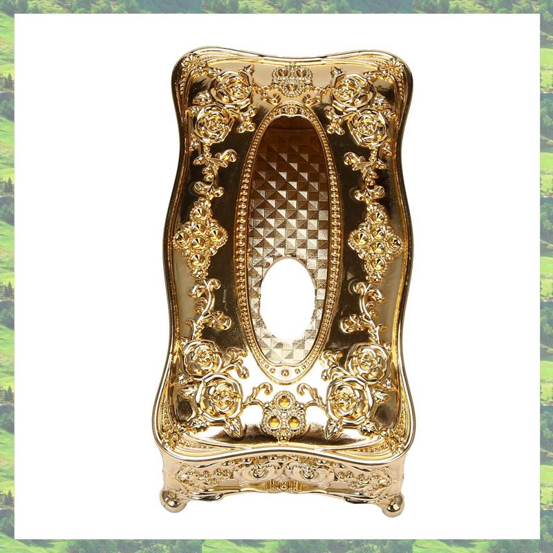 Gold Acrylic Tissue Box El Restaurant Napkin Holder Household Tissue Box