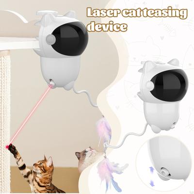 Cat Toy For Indoor Cats, Random Trajectory Motion Activated Rechargeable Automatic Cat Toy, Interactive Cat Toy For Bored Indoor Cats Kittens Dogs