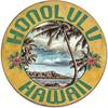 Vintage Metal Tin Sign Beach Palm Tree Wall Decor Diamond Head Hawaii Aluminum Poster