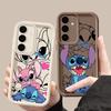 Lilo Stitch Cartoon S26 Ultra Case For Samsung Galaxy S26 S25 S24 S22 S23 Ultra S21 Plus S20 S25 FE Camera Protection Soft Cover