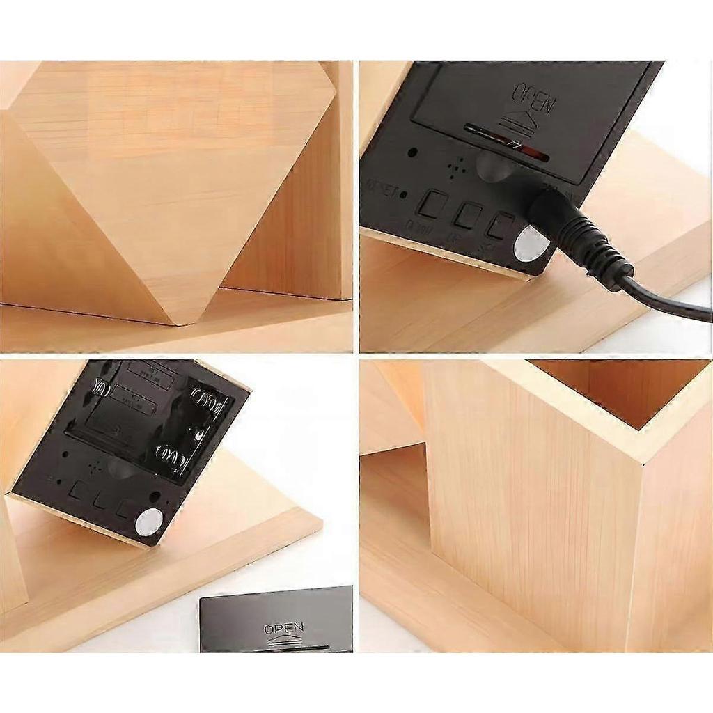 Alarm Clock Digital Alarm Clock LED with Temperature Calendar Display