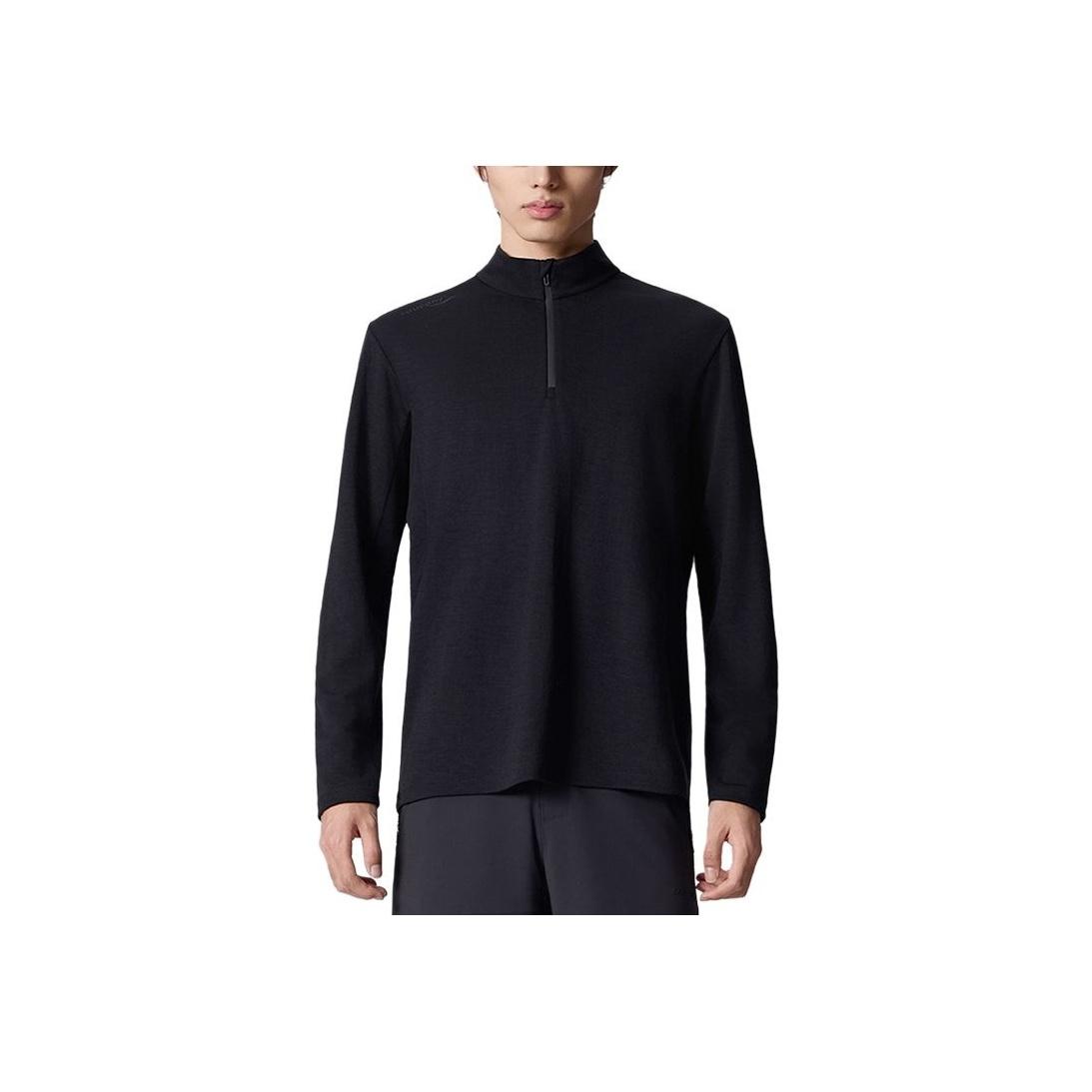 

SAUCONY Мужская футболка с длинным рукавом, удобная, модная, с воротником-стойкой, топы SA2250LT81C-BK001 M