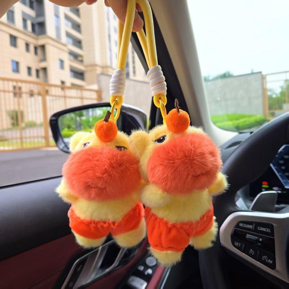 Lovely Capybara Lulu Plush Keychain Cute Dolphin LULU Plush Doll  Bag Charm