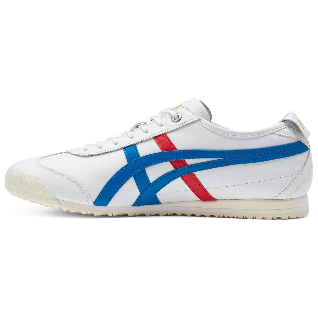 ONITSUKA TIGER Mexico 66 Leather Comfortable Everyday Non-Slip Breathable Lightweight Low-Top Casual Shoes Unisex Sneakers White 1183A872-112
