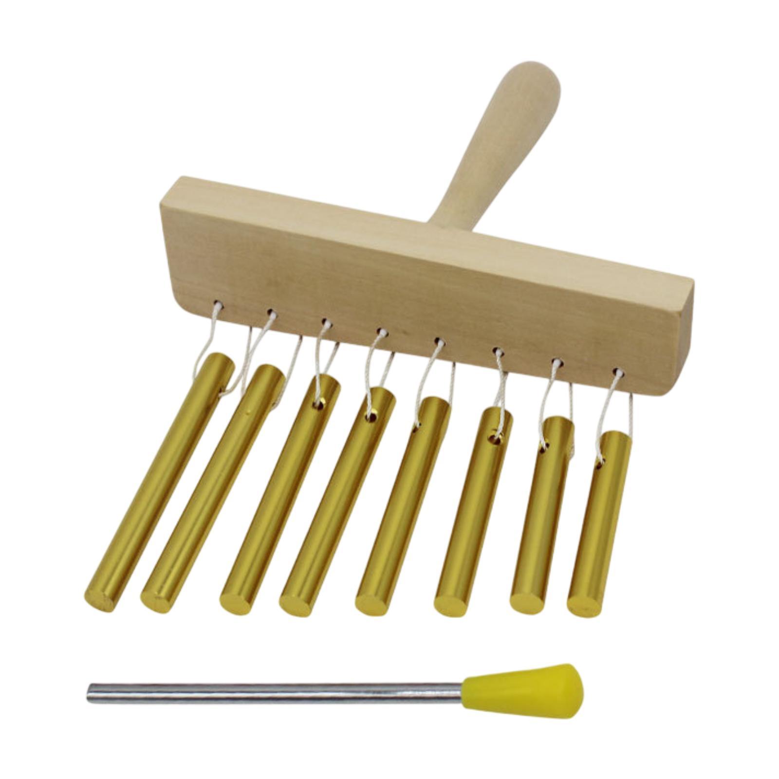 Ручной колокольчик ветра, живое выступление, настольный колокольчик ветра для дома, йоги, детей золотой