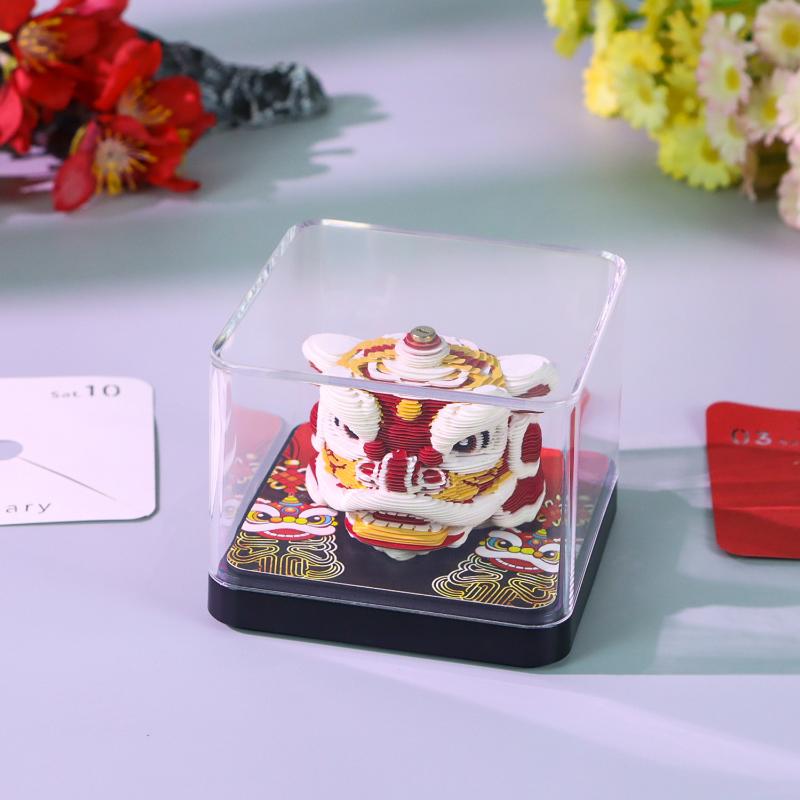 Unique 2027 Desk Calendar 3D Paper Carving for Enhanced Planning and Home Decor