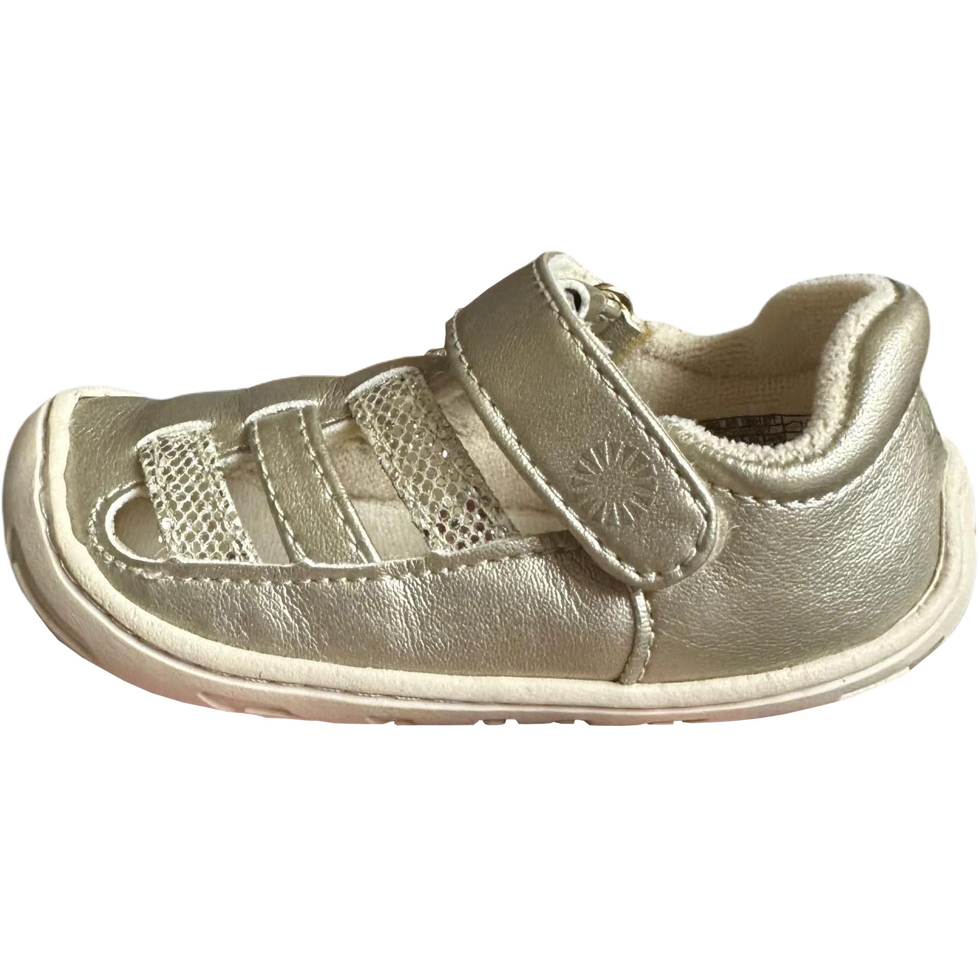 UGG Santore Sparkles Comfortable Soft Low-Top Walking Shoes Kids sneakers Gold 1090157T-GOLD 20.5