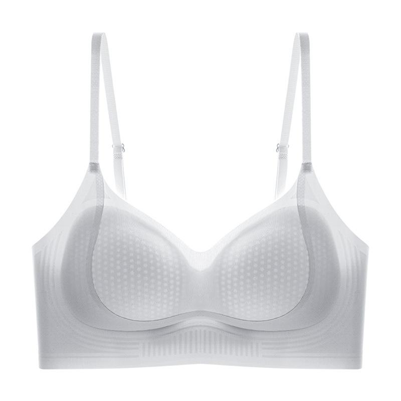 Liquid foundation skin seamless underwear women's small breasts gather without steel ring beauty back cover fixed cup bra