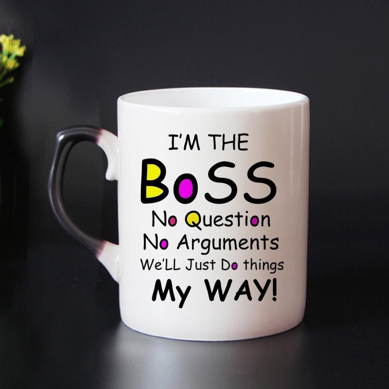 

Волшебная кружка-хамелеон, реагирующая на тепло, Кружки для кофе, меняющие цвет, Волшебная кружка, Лучший подарок для босса, Дропшиппинг 301-400ml