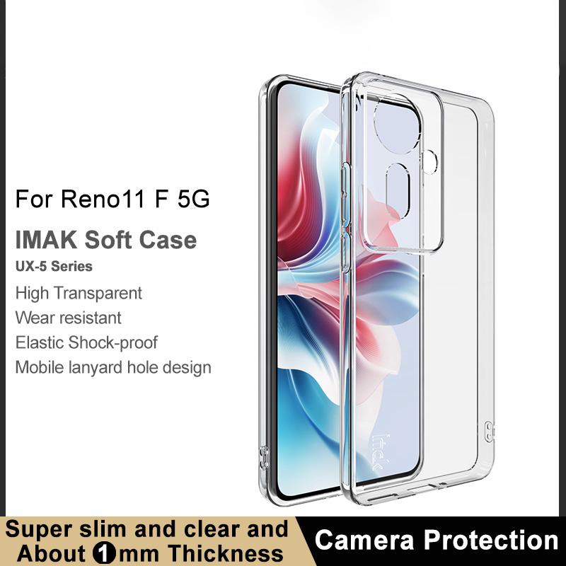 

IMAK UX-5 Series For Oppo Reno11 F 5G Clear Case Slim Fit Shockproof TPU Phone Cover A