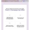 Peach C - Champagne Eye Glitter - 3 Colors