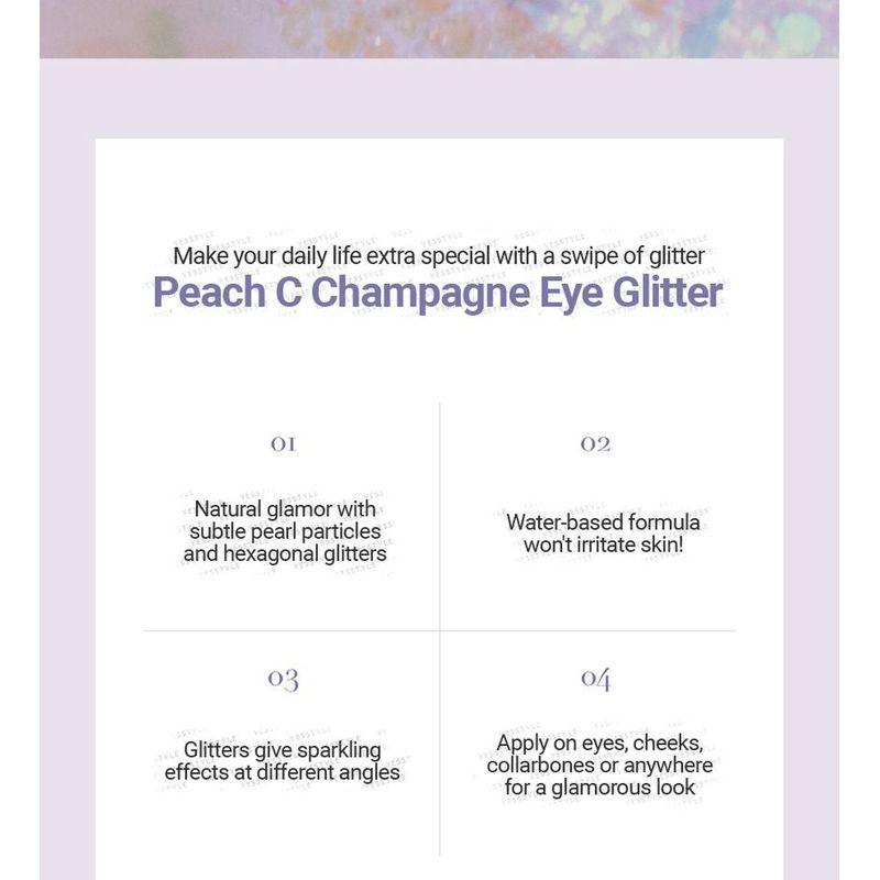 Peach C - Champagne Eye Glitter - 3 Colors
