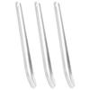 Vidaxl Sweat Scrapers For Horses, 3 Pcs., Silver, Aluminum