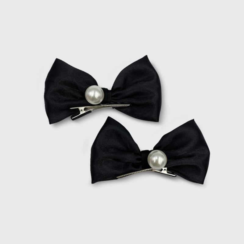 Jean Paul Clarisse Pearl Ribbon Clip SET JP-22-128CC
