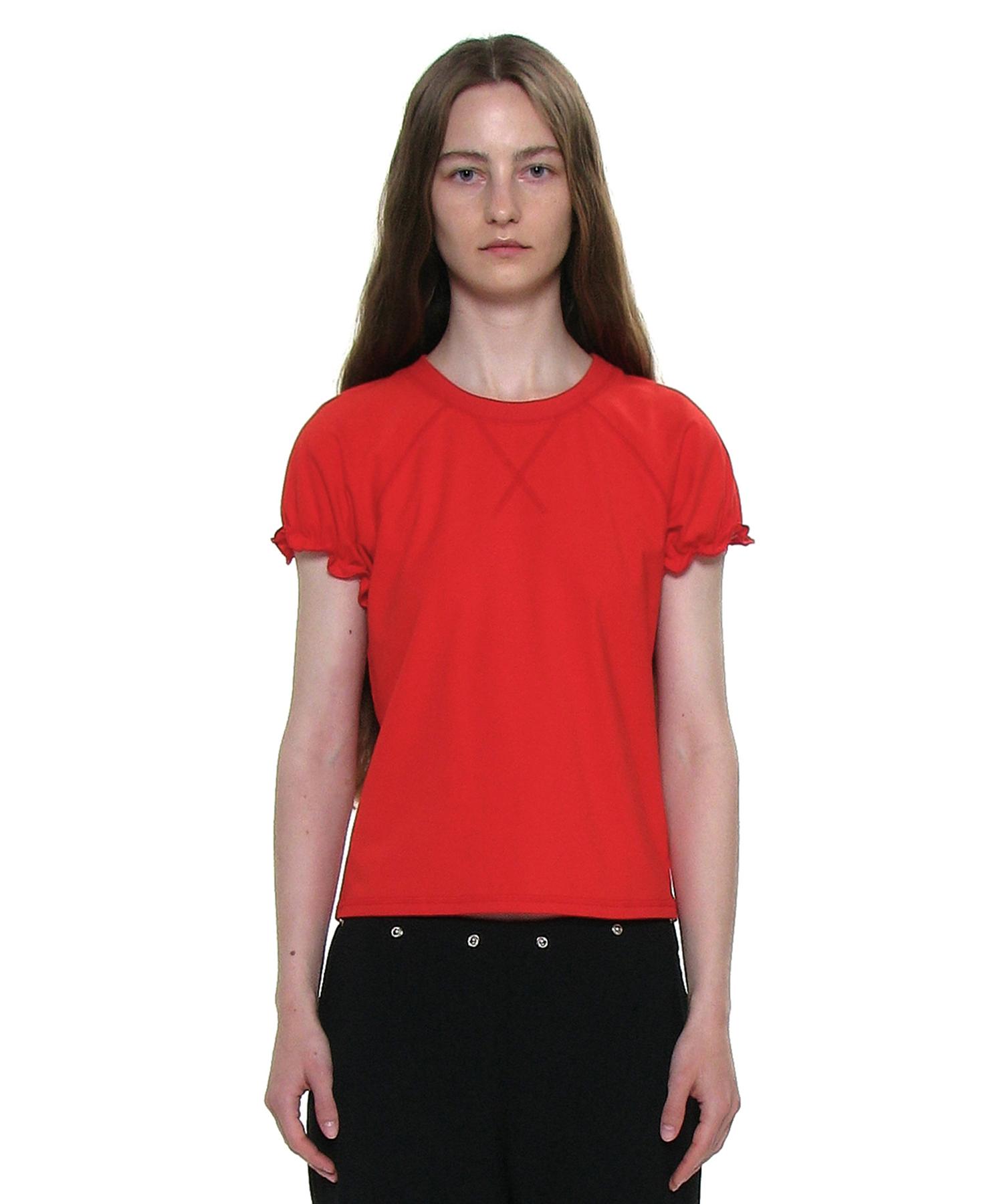 Partimento Woman Raglan Puff Short Sleeve Tee_Red S