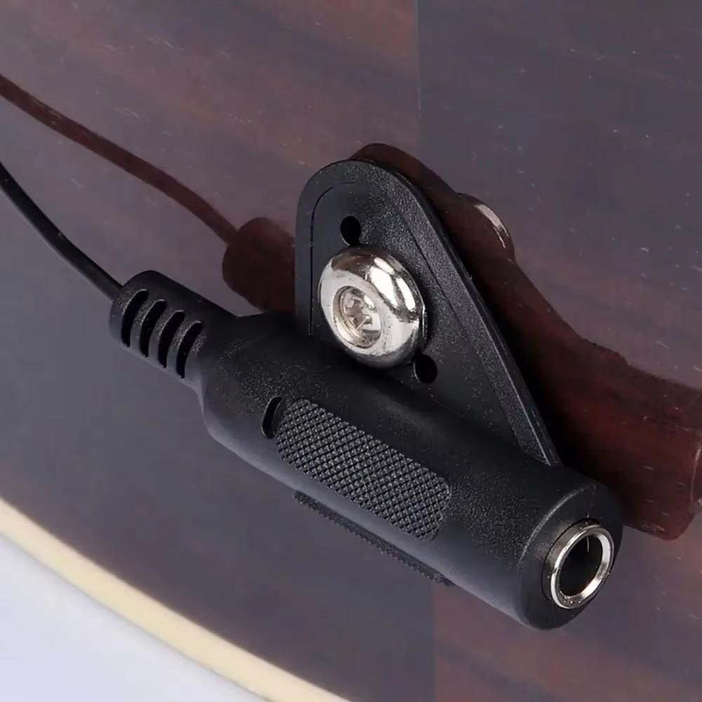 Guitar non perforated pickup easy to install surface mount pickup guitar parts violin pickup clip