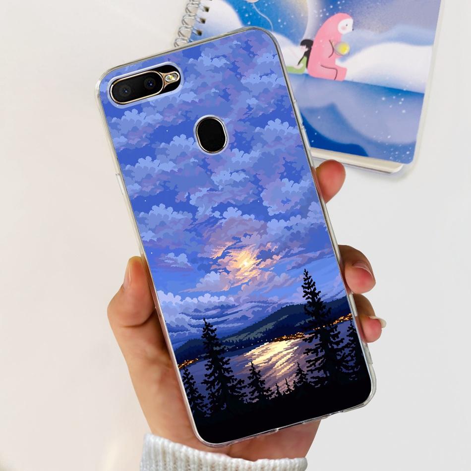 For OPPO A5S Case Cute Pattern Soft Silicone TPU Cover Cases For Oppo A5Ss AX5s A 5S CPH1909 CPH1920 CPH1912 Phone Shell Bumper