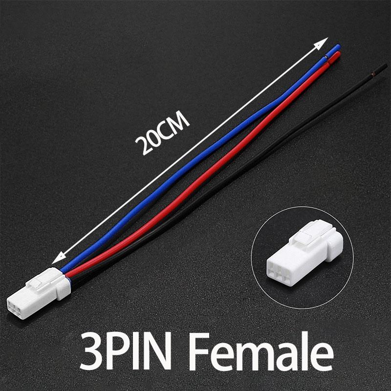 Waterproof 6P Car Connector Male Female Pair 20cm Wiring Harness Terminal Compatible With JST Jwpf Series 2/3/4/6/8pin Optional