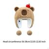 Ear Protection Warm Hat Winter for Autumn and Outdoor Backpacking Brown