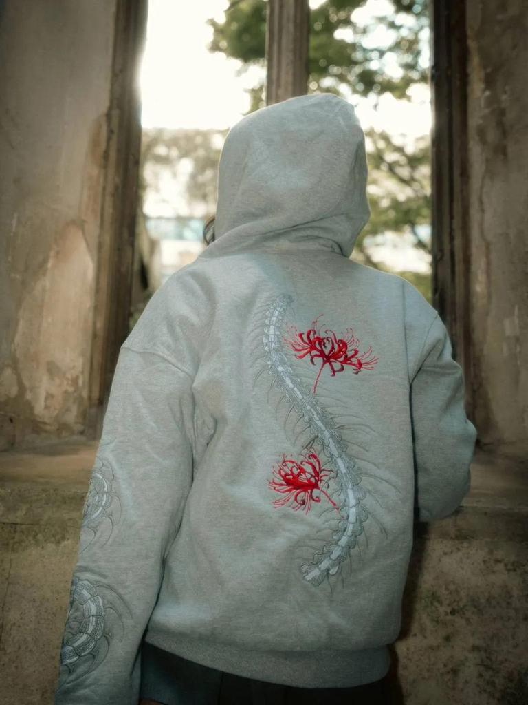 2025 Unisex Locker geschnittener Outdoor-Hoodie mit Buchstabenaufdruck