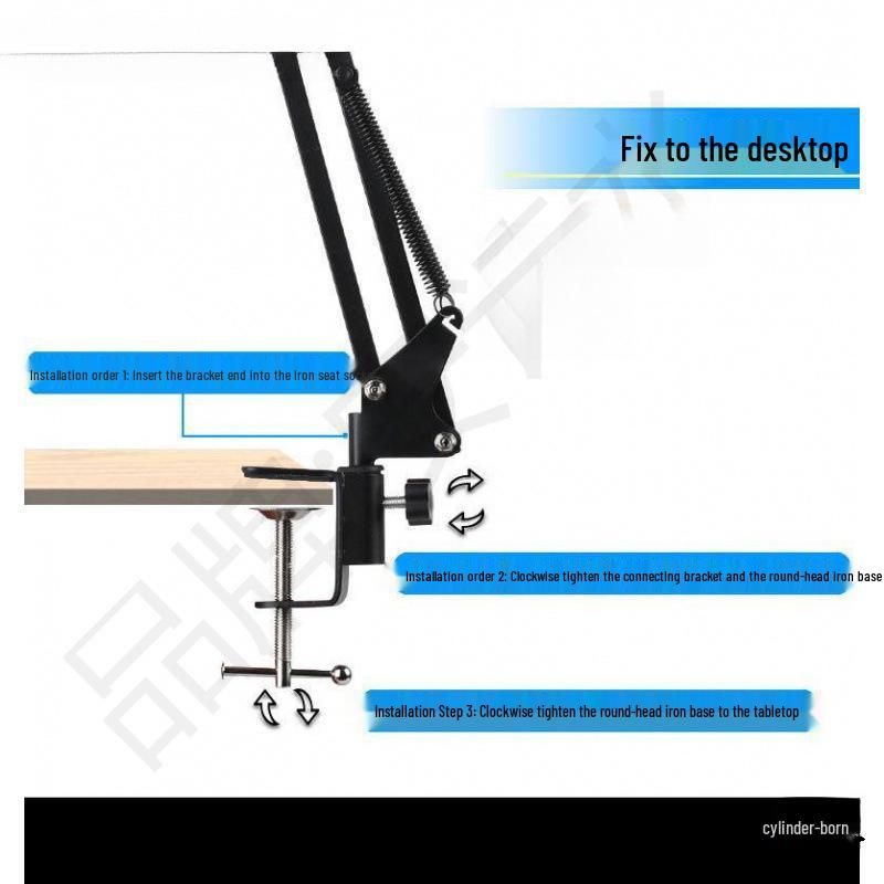 BM700 Large Diaphragm Condenser Microphone with External Sound Card for Computer Recording and MC Hosting