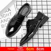 Mens Elevator Shoes 6/8CM Height Increase Invisible Hidden Formal Oxford Derby Leather Dress Shoes for Wedding Business Lace Up