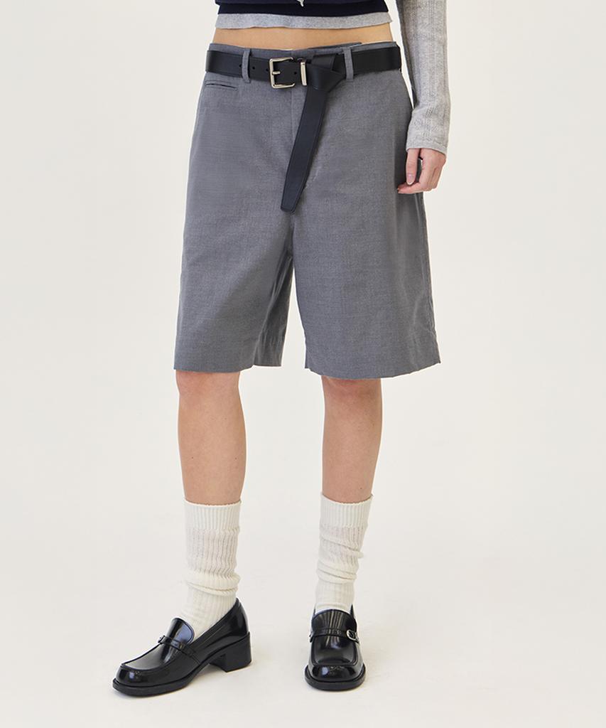 GROVE Tender Midi Shorts (Gray)