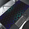 Hexagonal Geometric Pattern Mousepad Desk Pad Large Gaming Mouse Pad Gamer Ofice Mat Mouse Pad  Pad Unisex
