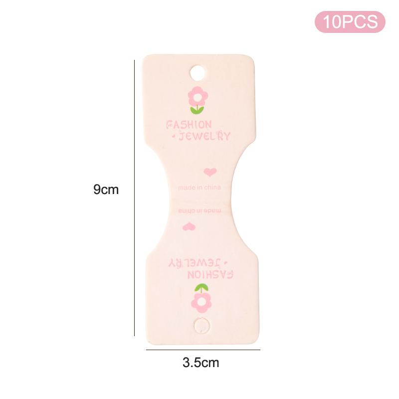 

50 шт. розовые цветочные складные картонные карточки для демонстрации для ожерелья ручной работы, браслета, головных уборов, повязок для волос, розничных висячих этикеток as the picture