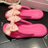 Summer Women's Flat EVA Slippers New Fashion Butterfly Knot Slip On Women's Flip Flops Outdoor Light Women Sandals Beach Shoes
