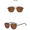 Women's Sunglasses, Men's and Women's Fashion Double-beam Metal Sunglasses, Driving Sunglasses