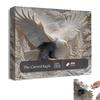 Puzzle 1000 Pezzi L'Aquila Scolpita 3D Realistico Rilievo Aquila Design Artistico Puzzle Giochi per Attività Familiare Decorazione Murale per la Casa