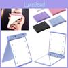 Makeup Cosmetic Folding Portable Compact Pocket Mirror With 8 Led Lights Lamps