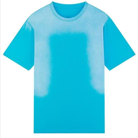 

Футболка уличная Dopamine Футболка хлопковая унисекс Топы Футболки Летняя футболка с короткими рукавами XXL синий