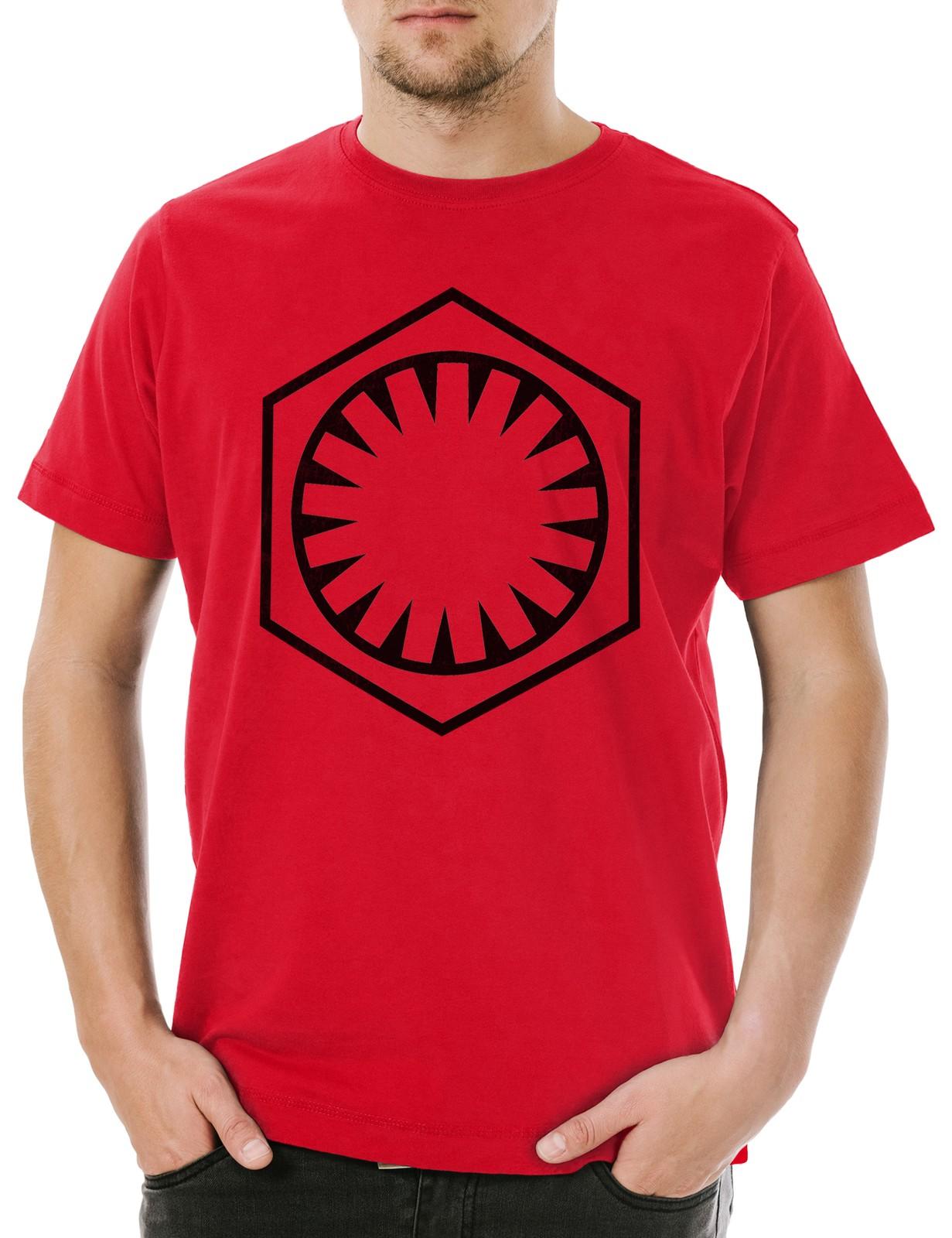 

First Order Flag Herren T-Shirt Mens Womens Tees Top Wars Krieg Empire Imperium Star Sterne Der Logo 2XL