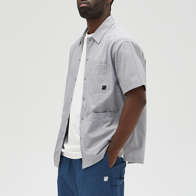 UNDEFEATED Shirts Unisex Cuban Collar Moderate Workwear UC42GST05M