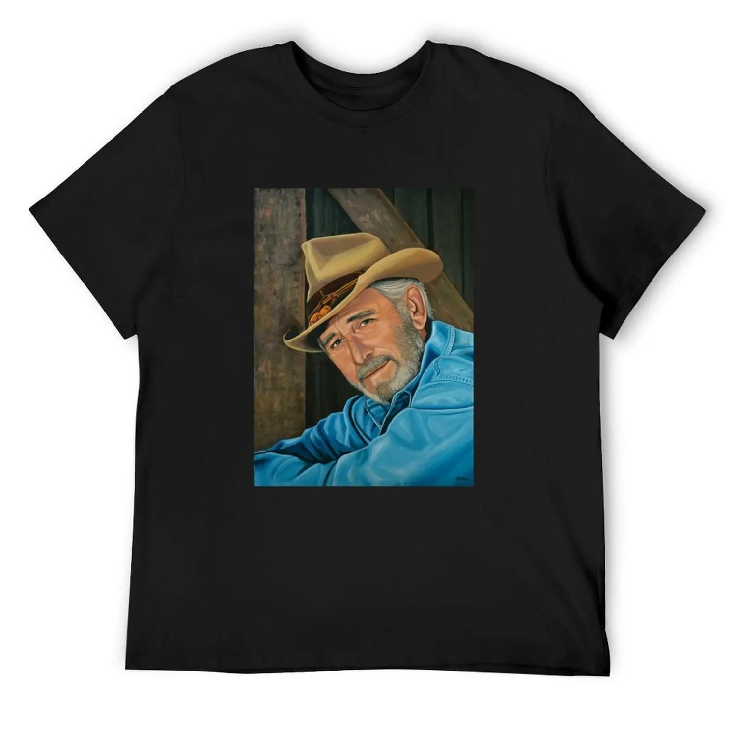 Don Williams Painting T-Shirt fashion shirts anime stuff graphics oversized t shirts for men S