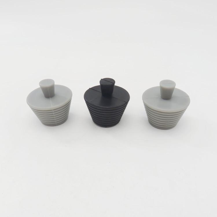 Silicone Spiral Tapered Bathtub and Sink Drain Stopper