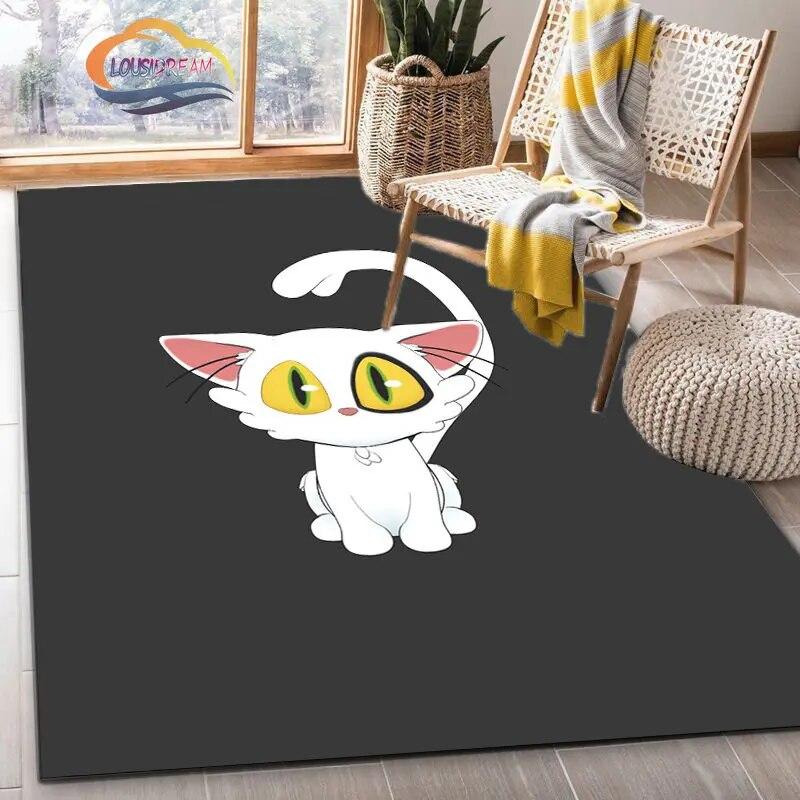 Latest Animated Suzume Anime Carpet 3D Printing Decorative Floor Mat for Children and Girls Living Room Bedroom Sofa Area Rug