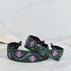 MAIA Pearl Flower Jacquard Hairband A - Minja-hyung Green