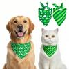 Patrick's Day Dog Bandanas, Triangle Reversible Pet Scarf For Boys And Girls, Premium Durable Fabric, Holiday Bandana For Small And Medium Dogs