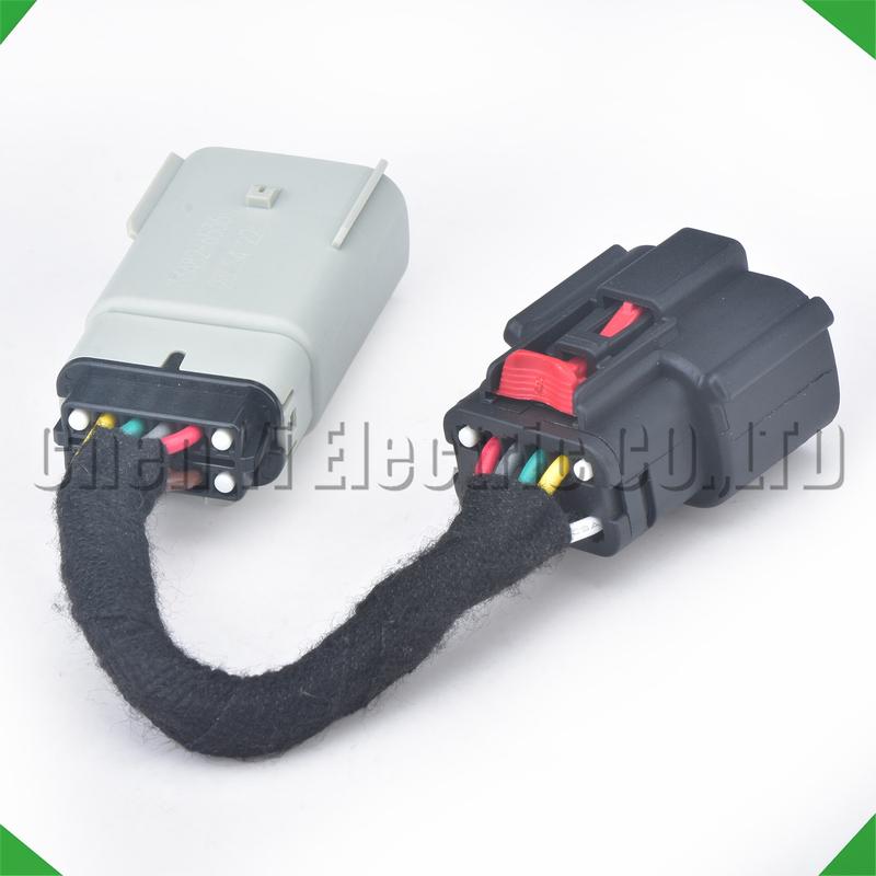 12 Pin Automotive Connector Wire Harness Plug For 15-23 Dodge Charger Hid To Halogen Headlights Converters 33472-1202 33482-1206