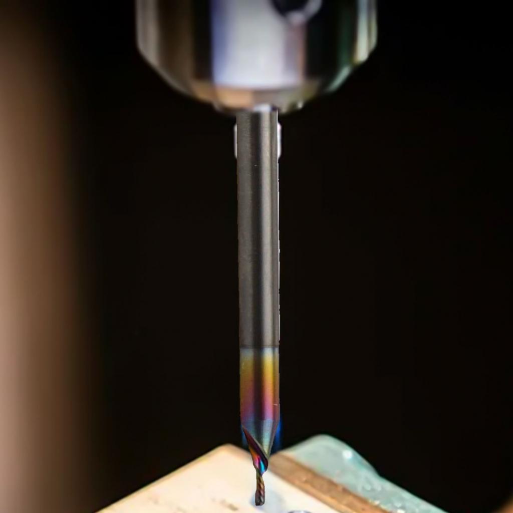 Carbide End Mill Milling Cutter Woodworking Tool Versatile Use