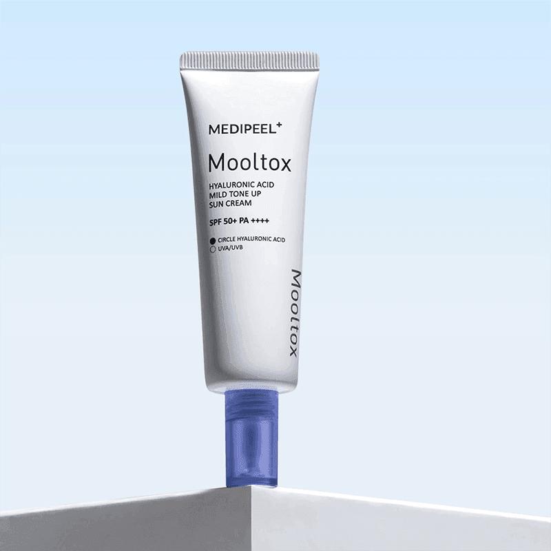 MEDI-PEEL Crème Solaire Hyaluronique Mooltox Mild Tone Up SPF 50+ PA++++ 50g