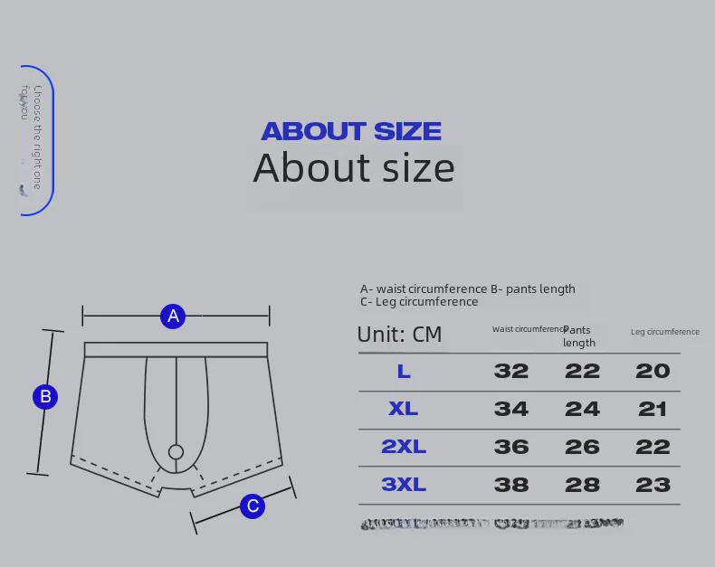 Boxershorts für Herren zur Vorhauttrennung mit Hodensackunterstützung – bequemes und langlebiges Vier-Ecken-Design.
