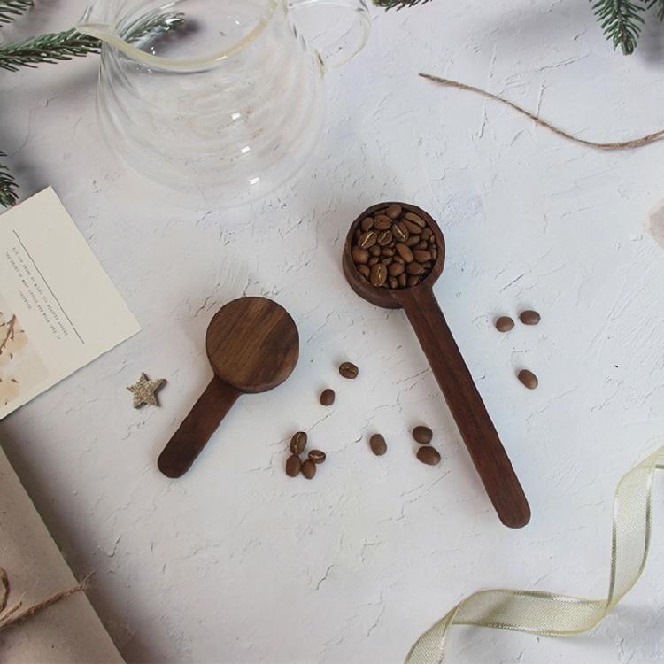 Wooden Measuring Coffee Spoon for Coffee Beans, Whole Beans Ground Beans or Teas