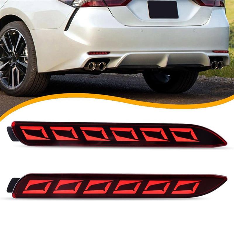 Authentic Rear Bumper Reflector Brake Tail Light Sequential Turn Signal Lamp For Toyota Camry Sienna Avalon Sienna Lexus GX470