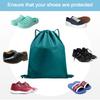 Waterproof Drawstring Bag, 2pcs Folding Dustproof Reusable Travel Storage Bag, Wet Clothes Towels Swimsuit Bag For Swimming