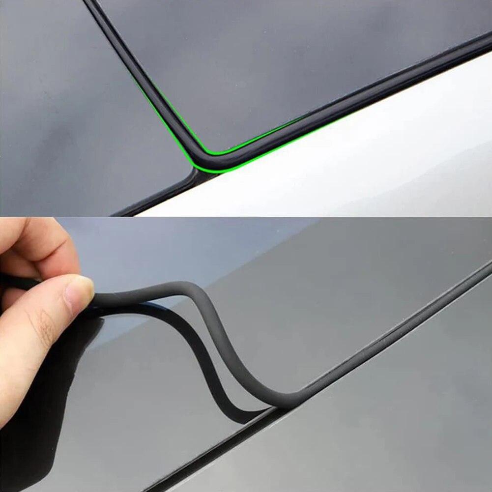 Car Windshield Roof Wind Guard Noise Lowering Reduction Seal Kit Fit for Tesla Model 3 Model Y Damping Sealing Ring Strip