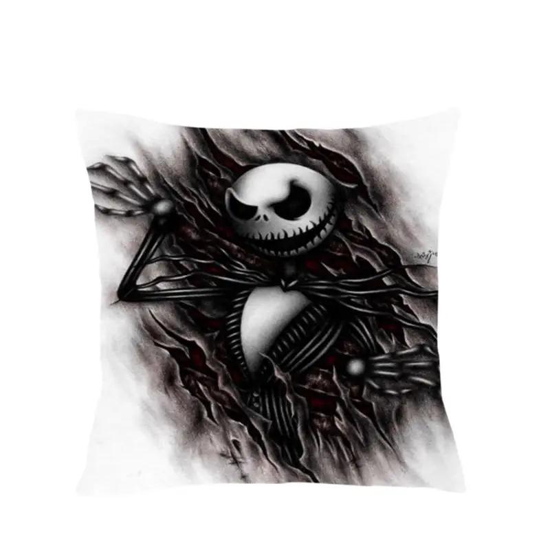 

Home Decor Ghost Bridal Print Cushion Cover Halloween Pillowcase Car Chair Pillowcase Sofa Pillowcase 45x45cm funda de almohada 16x16Inch